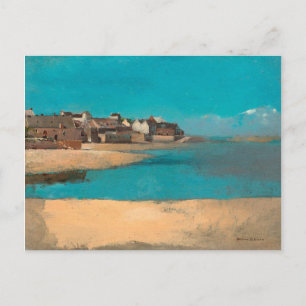 Carte Postale Village en bord de mer en Bretagne par Odilon Redo