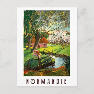 Carte Postale Village en Normandie, France