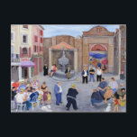 Carte Postale Village en Provence<br><div class="desc">Village en Provence (huile sur toile) Loxton Margaret / Collection privée / Bridgeman Images France (hors Paris) - Europe Restauration et boissons Scènes rurales</div>