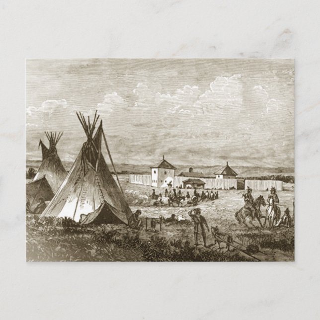 Carte Postale Village indien (Devant)