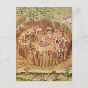 Carte Postale Village indien fortifié, de Brevis