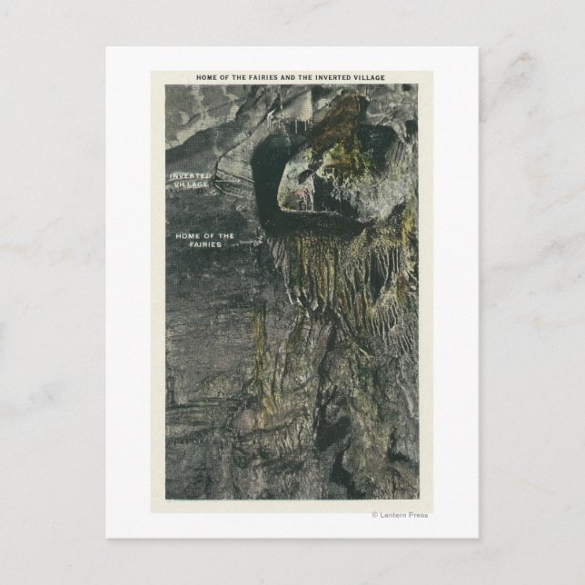 Carte Postale Village inversé et foyer des fées Vue (Devant)