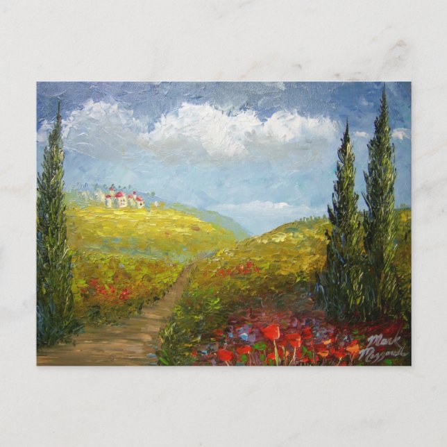 Carte Postale Village italien toscan (Devant)