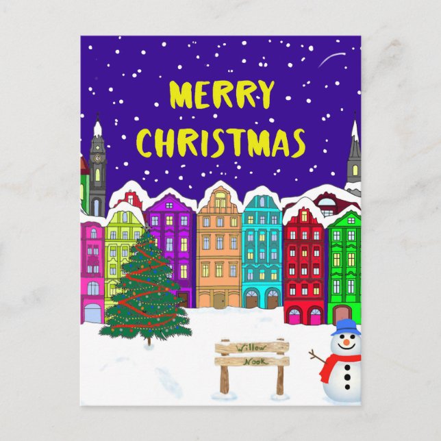 Carte Postale Village Jigsaw Puzzle (Devant)