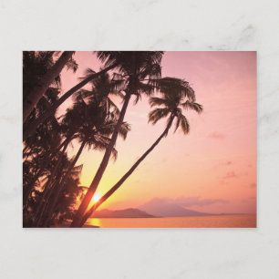 Carte Postale Village Lewolin, Illi Api Island, Selat Boleng