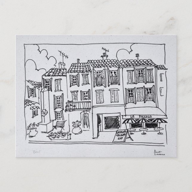 Carte Postale Village médiéval de Biot, France (Devant)