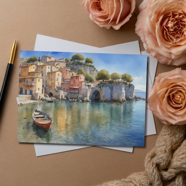 Carte postale Village Mediterranea (Créateur téléchargé)