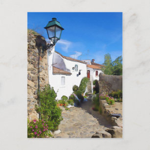 Carte Postale Village méditerranéen Watercolor