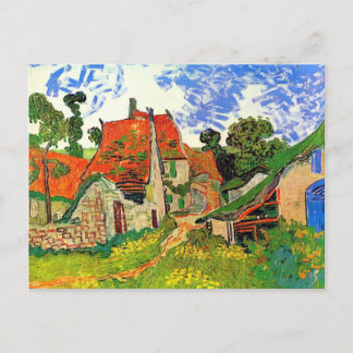 Carte Postale Village Rue Auvers Van Gogh Art Art