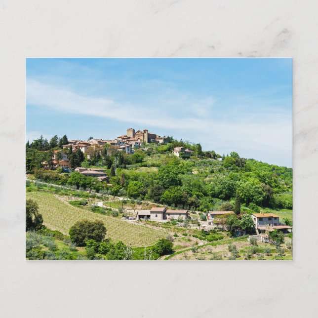 Carte Postale Village typique traditionnel en Toscane - Italie (Devant)