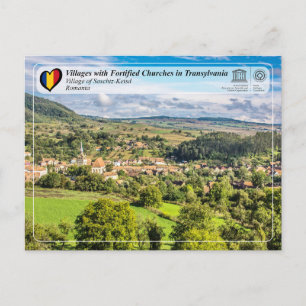Carte postale Village UNESCO de Saschiz-Keisd