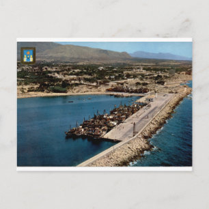 Carte Postale Villajoyosa Port d'Alicante Panorama Vintage
