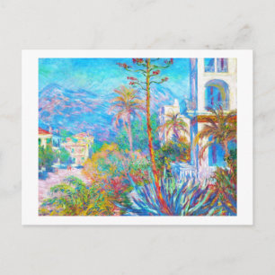 Carte Postale Villas à Bordighera Claude Monet