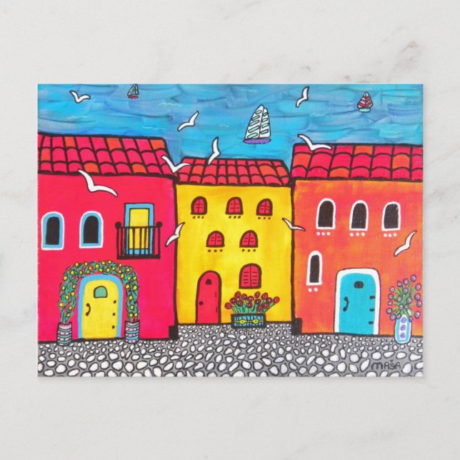Carte Postale Villas balnéaires (Devant)
