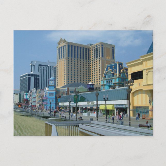 Carte Postale Ville alantique (Devant)