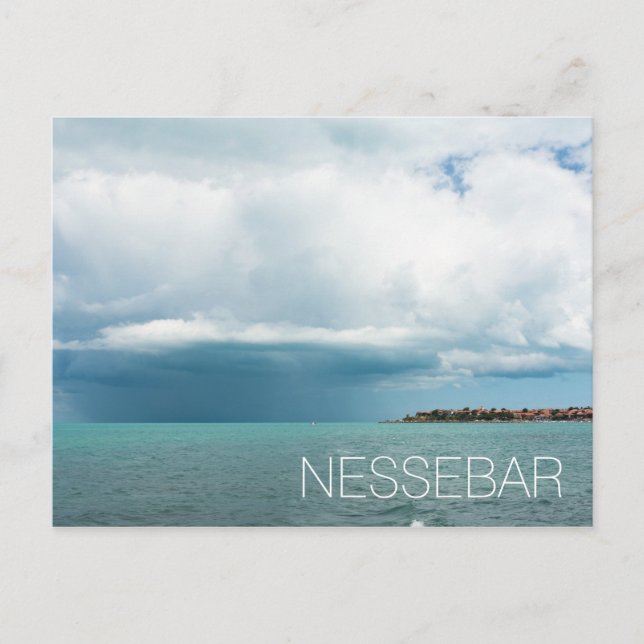 Carte Postale Ville bulgare Nessebar (Devant)