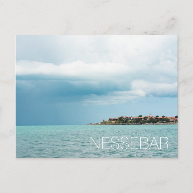 Carte Postale Ville bulgare Nessebar (Devant)