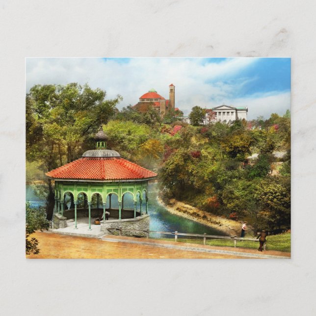 Carte Postale Ville Cincinnati OH - Le Gazebo de Spring House 19 (Devant)
