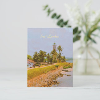 Carte Postale Ville côtière de Galle, Sri Lanka Souvenir de voya
