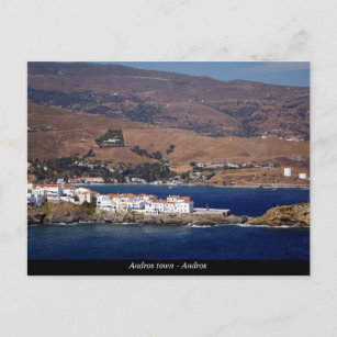 Carte Postale Ville d'Andros - Andros