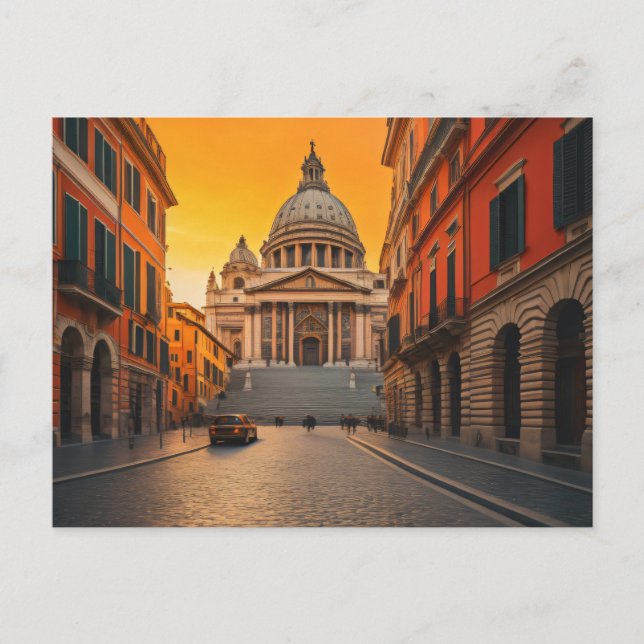 Carte Postale Ville d'art de Rome (Devant)