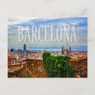 Carte Postale Ville de Barcelone