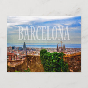 Carte Postale Ville de Barcelone