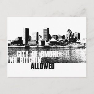 Carte Postale Ville de Bmore NBA