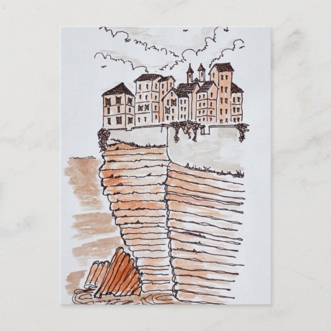 Carte Postale Ville de Bonifacio, Corse, France (Devant)