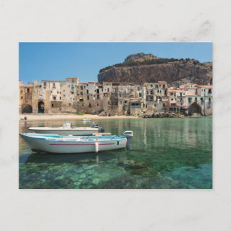 Carte Postale Ville de Cefalu en Sicile