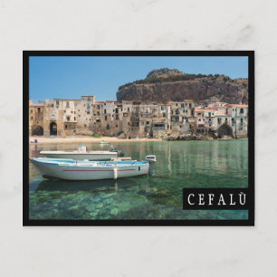 Carte Postale Ville de Cefalu en Sicile