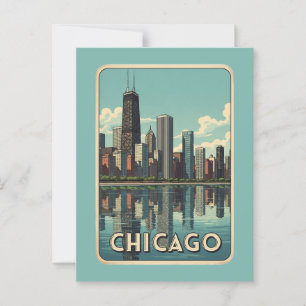 Carte Postale ville de chicago