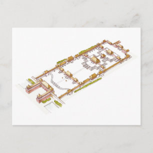 Carte Postale Ville de Forbiden Pékin. Détail