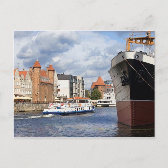 Carte Postale Ville de Gdansk en Pologne (Devant)