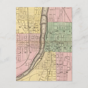 Carte Postale Ville de Grand Rapids, comté de Kent