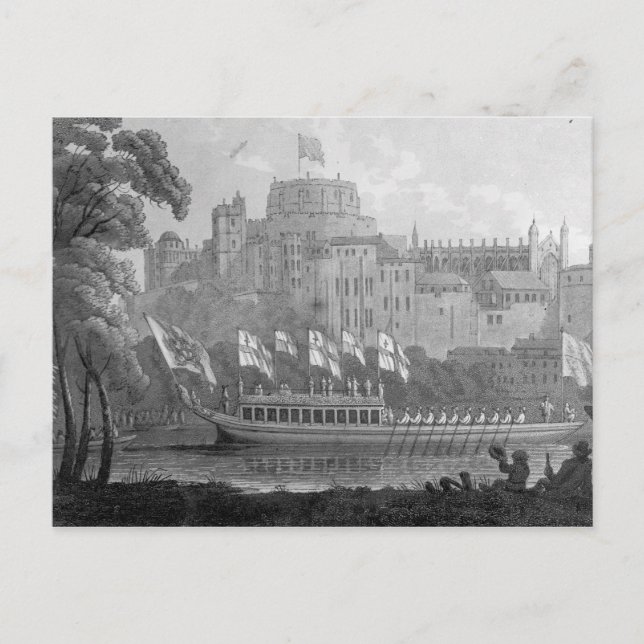 Carte Postale Ville de London State Barge (Devant)