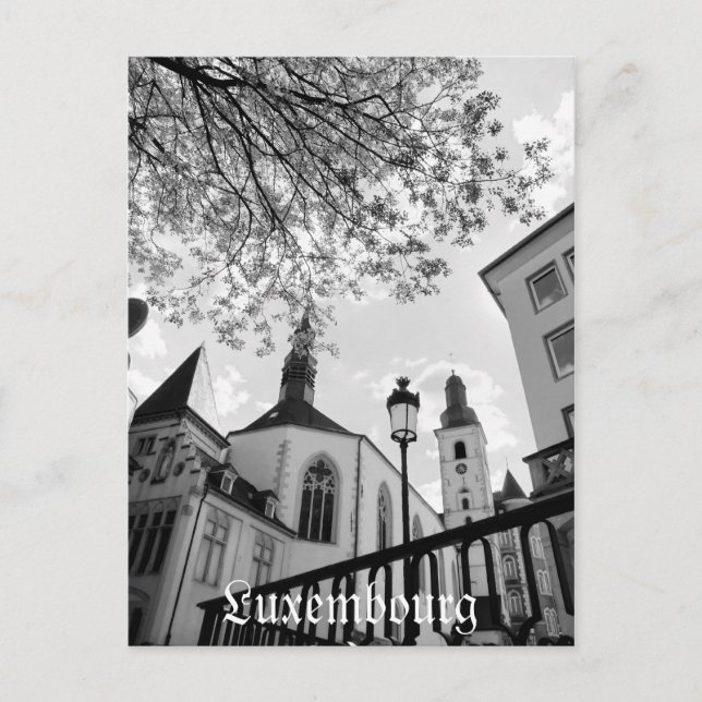 Carte Postale ville de Luxembourg (Devant)
