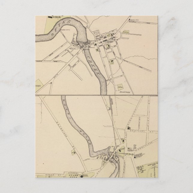 Carte Postale Ville de Middlebury (Devant)