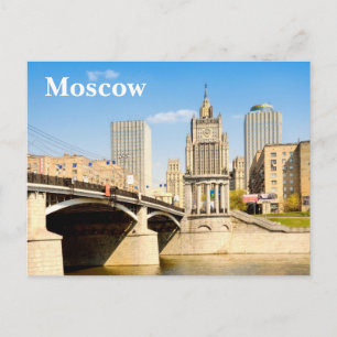 Carte Postale Ville de Moscou