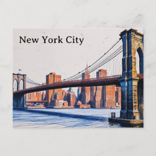 Carte Postale Ville de New York
