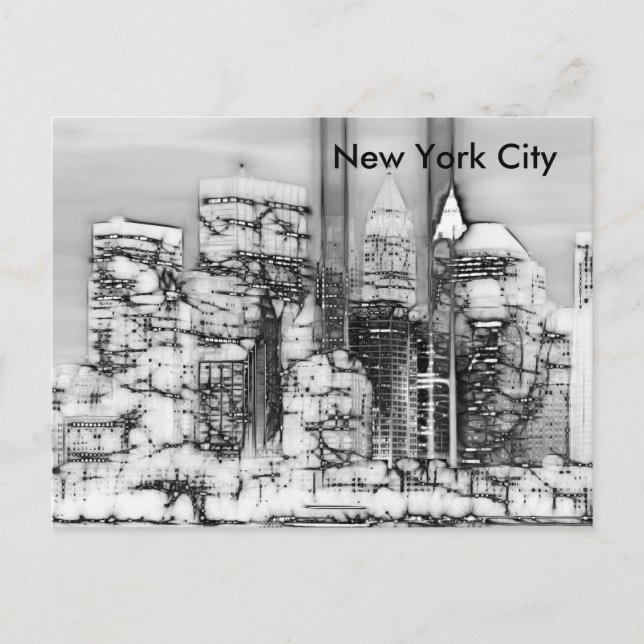 Carte Postale Ville de New York (Devant)