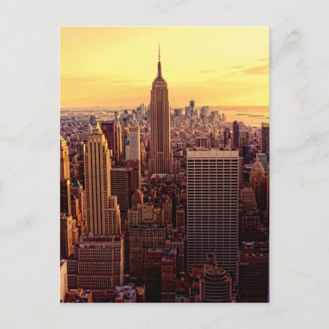 Carte Postale Ville de New York avec Empire State (Devant)