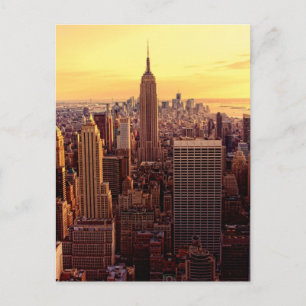 Carte Postale Ville de New York avec Empire State
