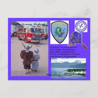 Carte Postale Ville de Petersburg, Alaska