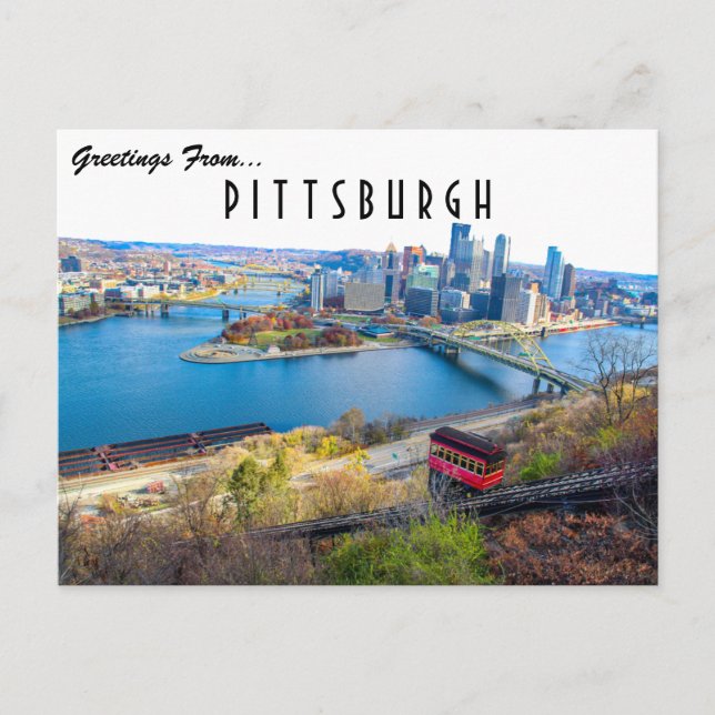 Carte Postale Ville de Pittsburgh (Devant)