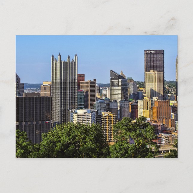 Carte Postale Ville de Pittsburgh Pennsylvanie (Devant)
