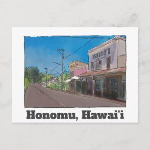 Carte Postale Ville de plantation historique Honomu Nostalgique