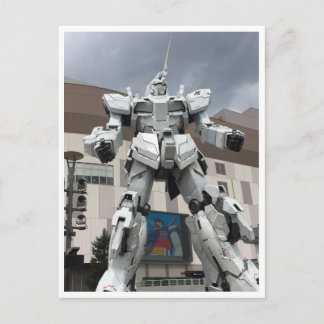 Carte Postale Ville de plongeur - licorne Gundam