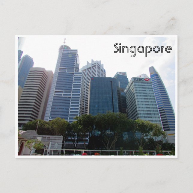 Carte Postale ville de singapour (Devant)