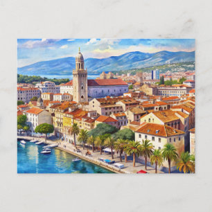 Carte Postale Ville de Split Croatie